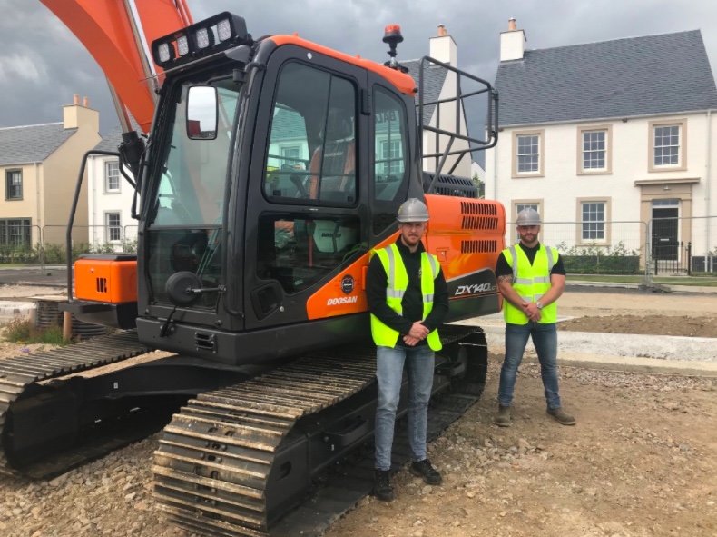 Scottish Contractor Prospers with New Doosan Excavator